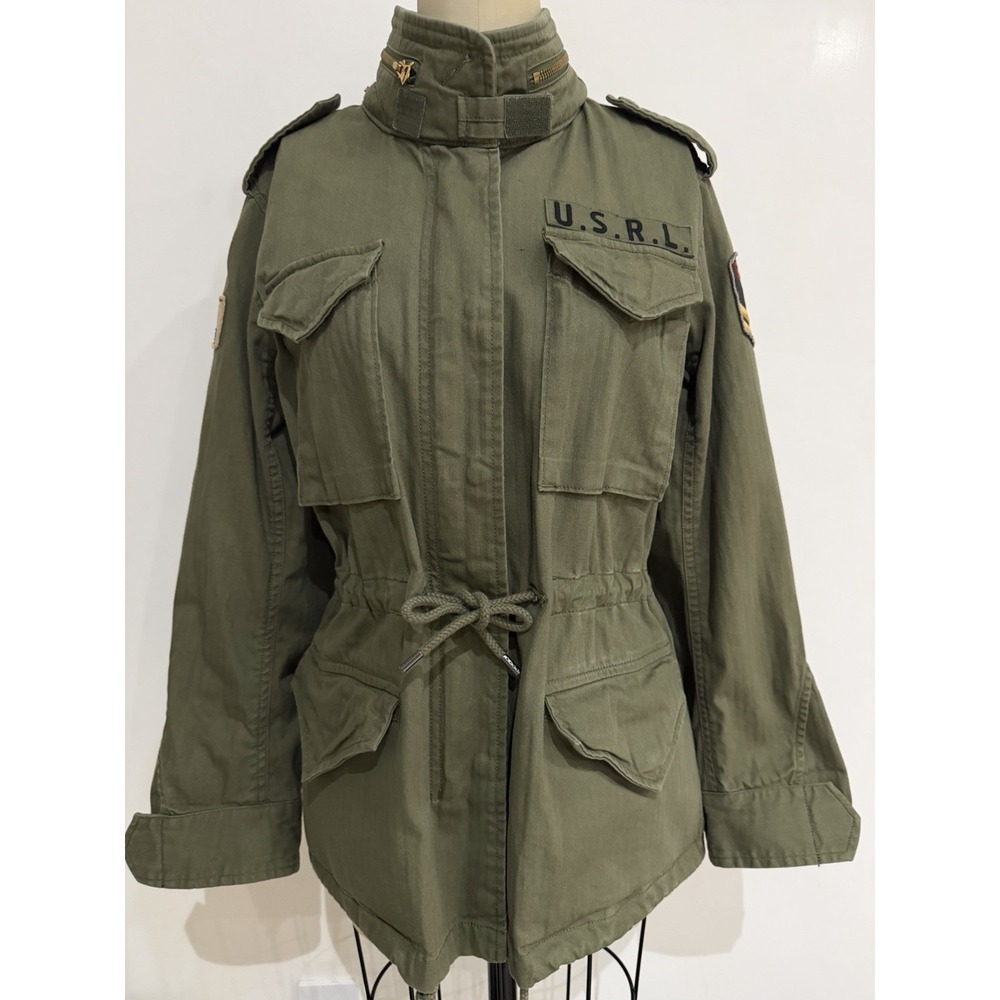 NEW Polo Ralph Lauren Green Military Cotton Women's Jacket Size XS